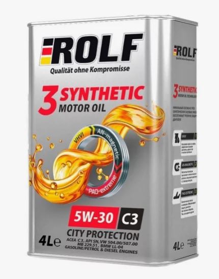 ROLF 3-SYNTHETIC 5W-30 ACEA C3, 4L