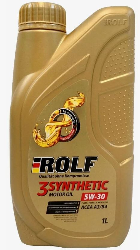 ROLF 3-SYNTHETIC 5W-30 ACEA A3/B4, пластик, 1L