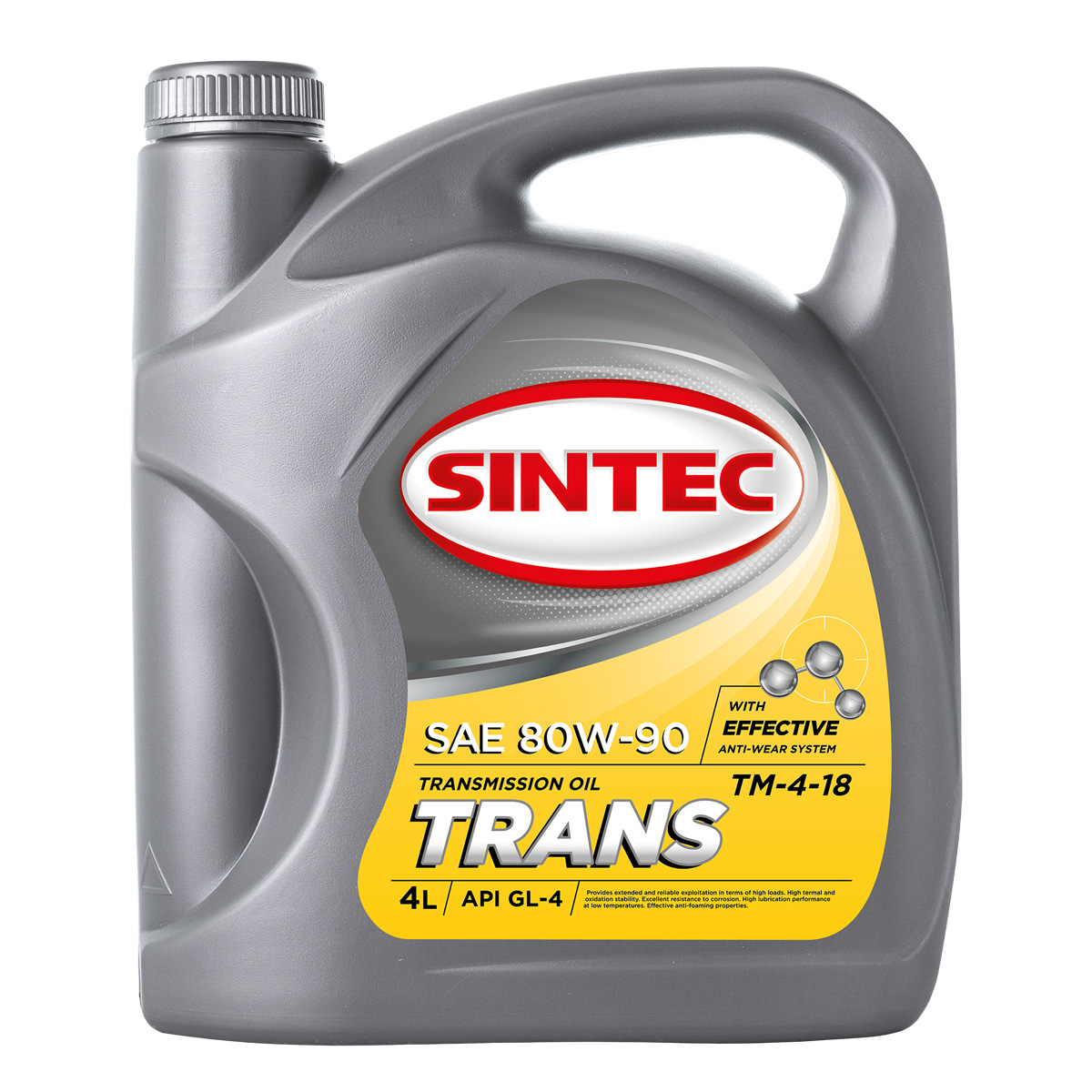 SINTEC TRANS ТМ4 SAE 80W-90 API GL-4 , 4L