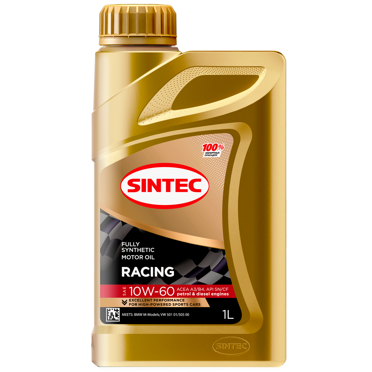 Sintec Racing SAE 10W-60 ACEA A3/B4 API SN/CF, 1L