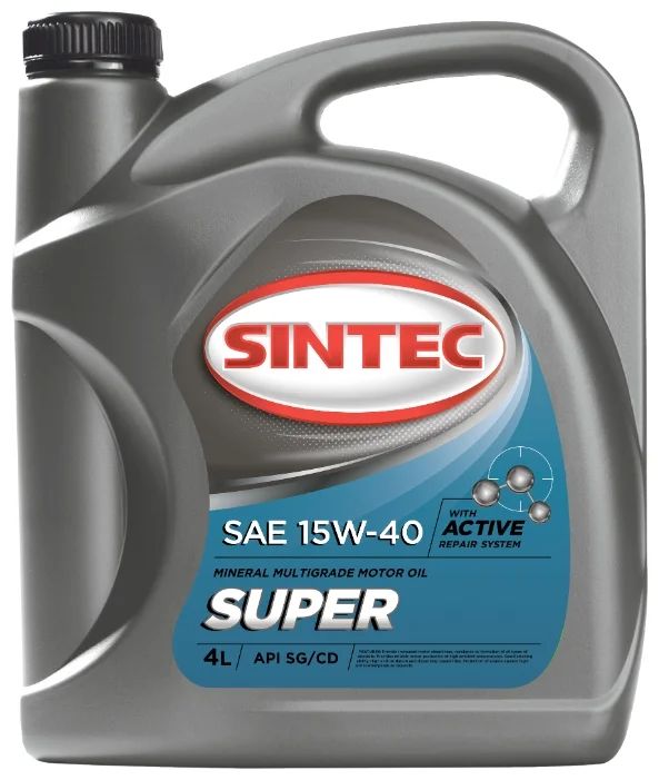 SINTEC SUPER SAE 15W-40 API SG/CD, 4L