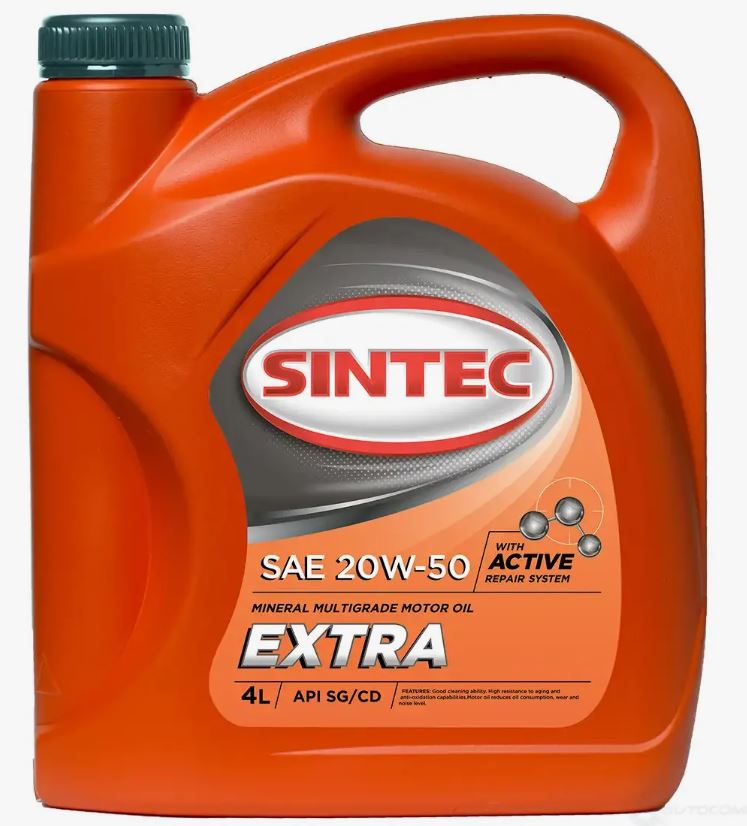 SINTEC EXTRA SAE 20W-50 API SG/CD, 4L