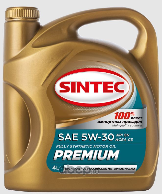 SINTEC PREMIUM SAE 5W-30 API SN, ACEA C3, 4L