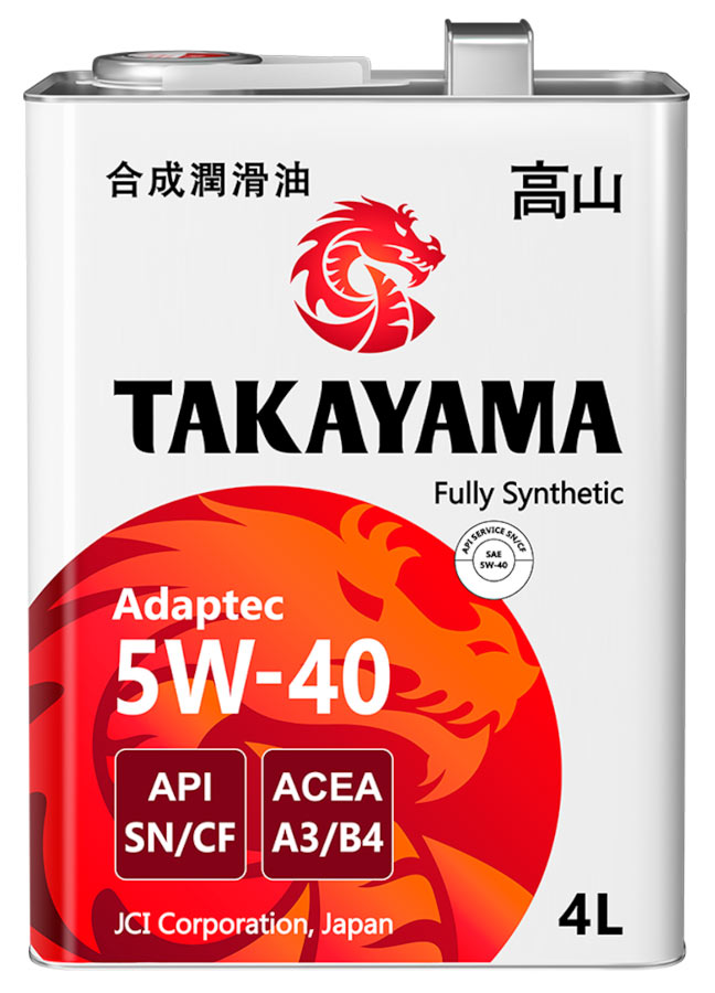 TAKAYAMA SAE 5W-40 API SN/CF, 4L