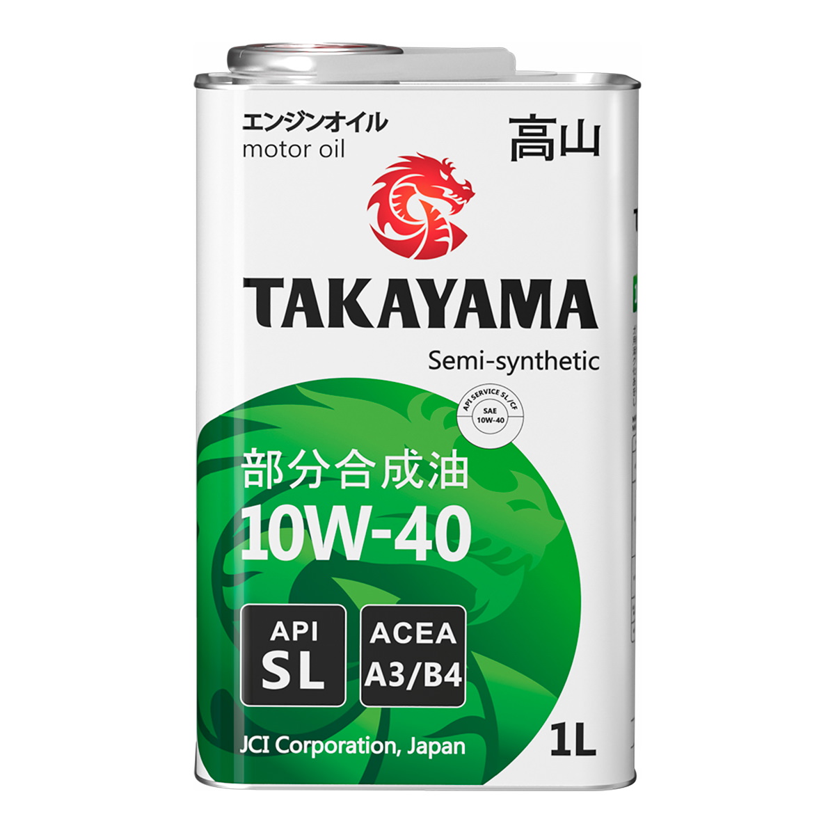 TAKAYAMA SAE 10W-40 API SL, ACEA A3/B4, 1L