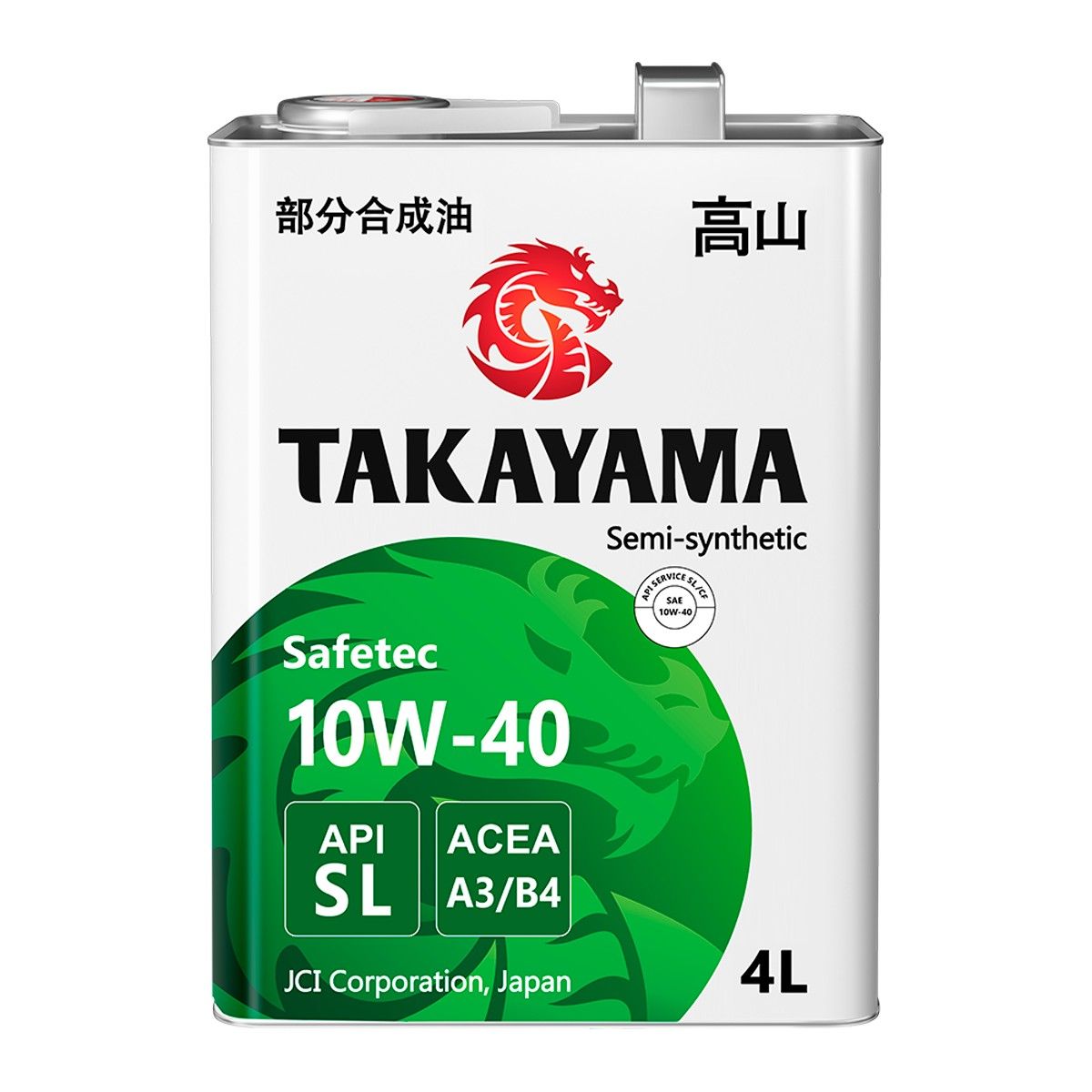 TAKAYAMA SAE 10W-40 API SL, ACEA A3/B4, 4L