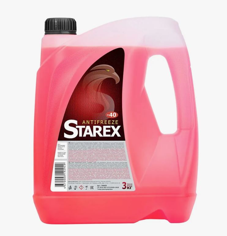 Антифриз STAREX RED, 3KG