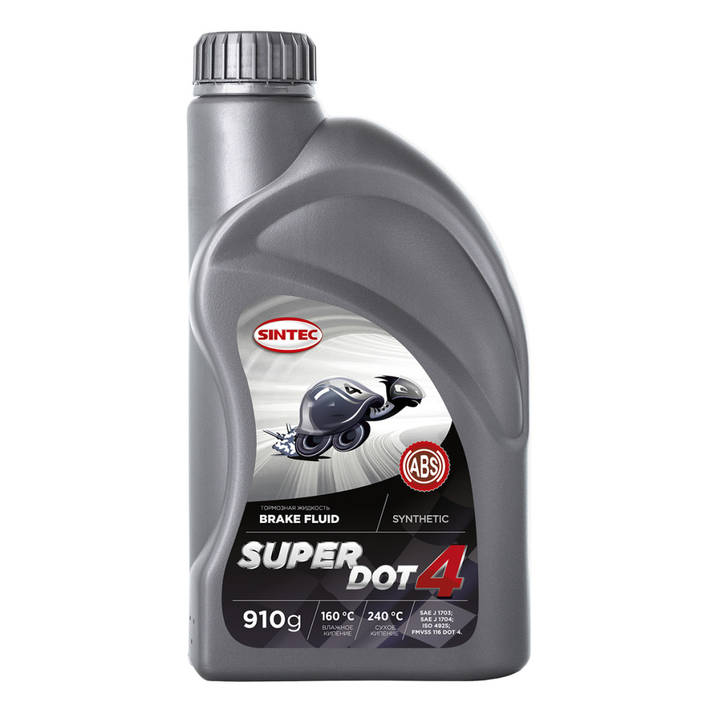 Sintec Жидкость тормозная Euro DOT-4 910г