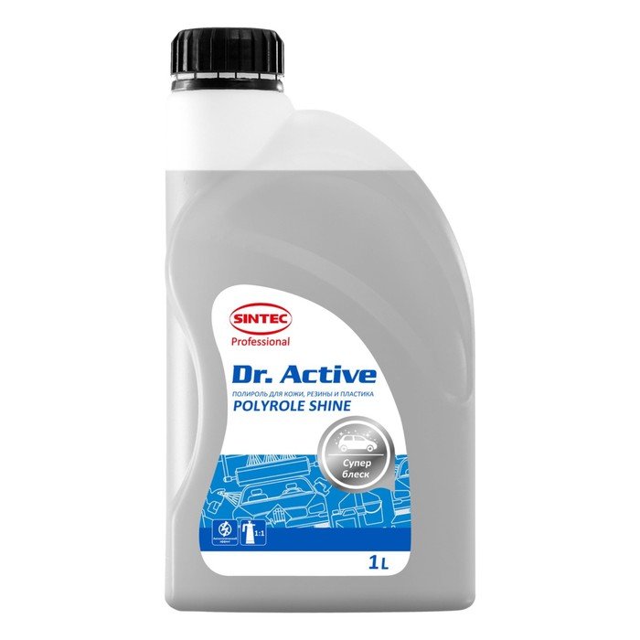 Sintec Dr.Active Полироль для кожи, резины и пластика Polyrole Shine 1л