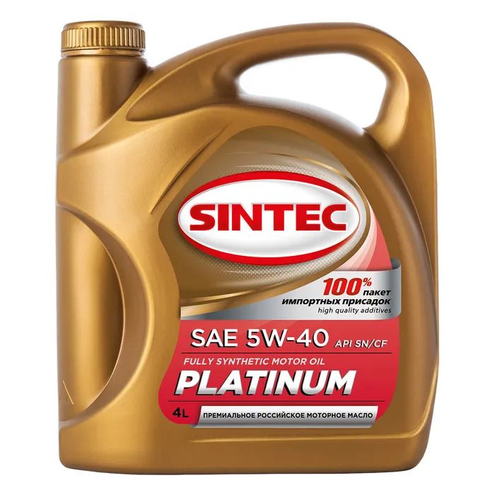 SINTEC PLATINUM SAE 5W-40 API SN/CF, 4L