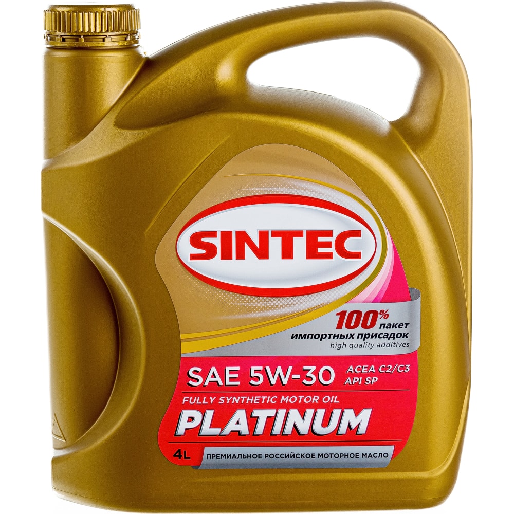 SINTEC PLATINUM SAE 5W-30 API SP, ACEA C2/C3, 4L