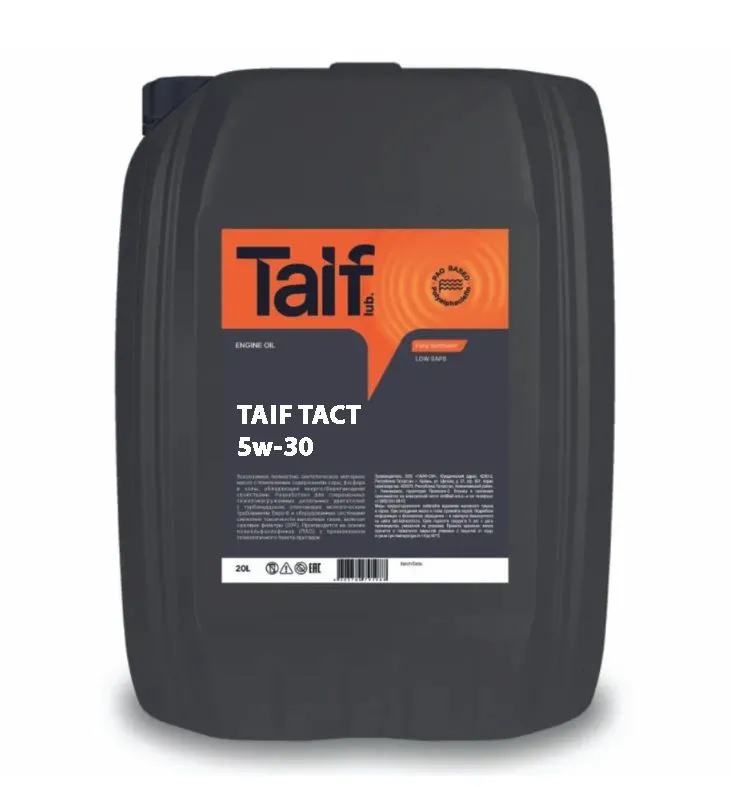 TAIF TACT 5W-30 (SL/CF, A3/B4), 20L