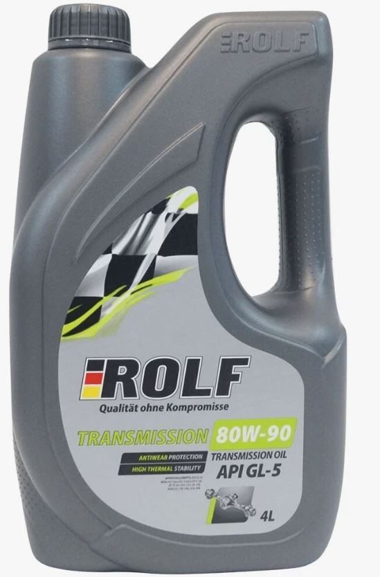 ROLF Transmission SAE 80W-90, API GL-5, пластик, 4L