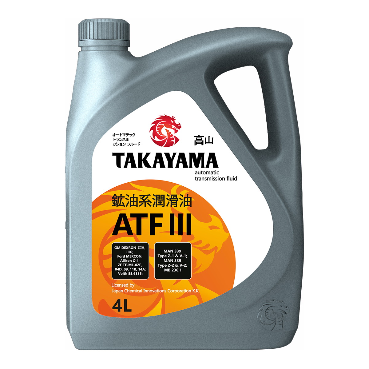 TAKAYAMA ATF lll, пластик, 4L