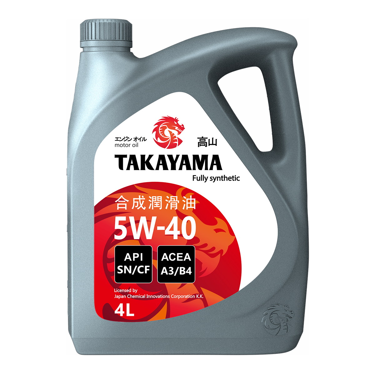 TAKAYAMA SAE 5W-40 API SN/CF, пластик, 4L