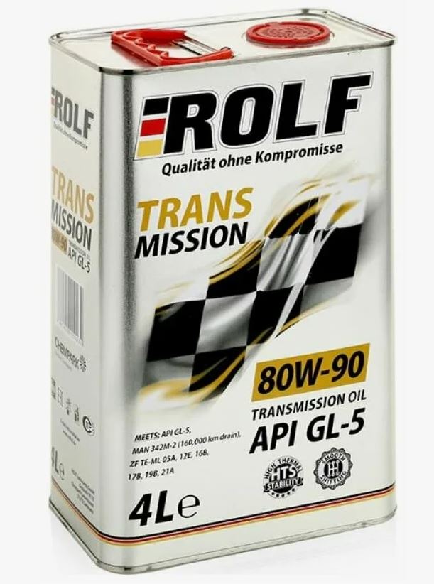 ROLF TRANSMISSION SAE 80W-90 API GL-5, 4L