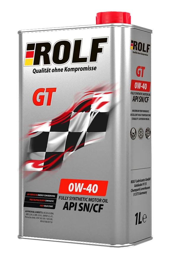 ROLF GT SAE 0W-40 API SN/CF, 1L