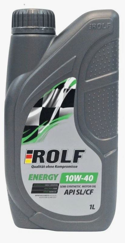ROLF Energy SAE 10W-40, API SL/CF, пластик, 1L