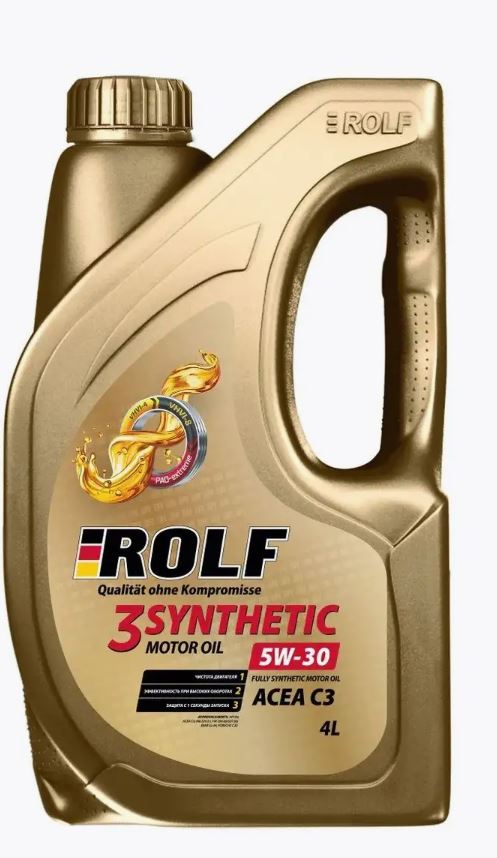 ROLF 3-SYNTHETIC 5W-30 ACEA C3, пластик, 4L