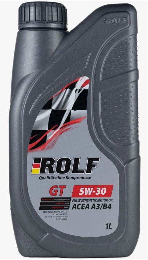 ROLF GT SAE 5W-30 ACEA A3/B4, пластик, 1L
