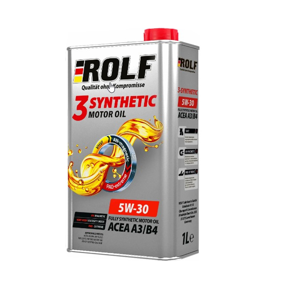 Rolf Ultra SAE 5W-30 ACEA A3/B4 API SL/CF (металл), 1L