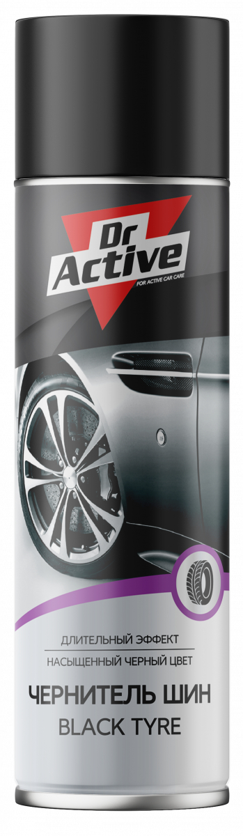 Sintec Dr. Active, чернитель шин (аэрозоль), 0,65L
