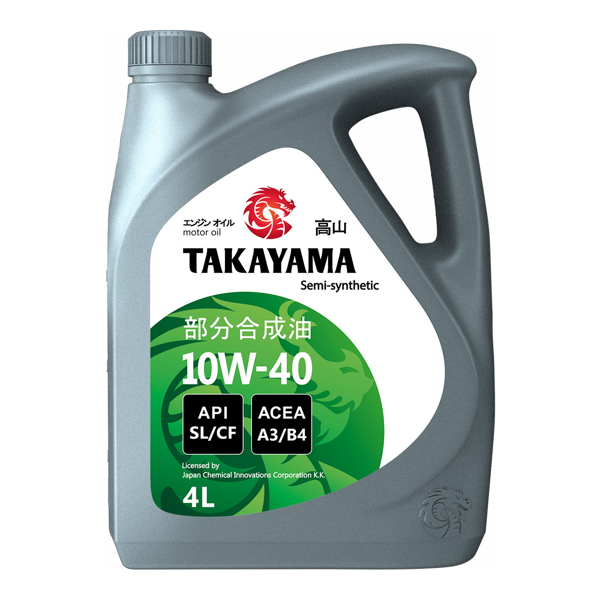 TAKAYAMA SAE 10W-40, API SL/CF, пластик, 4L