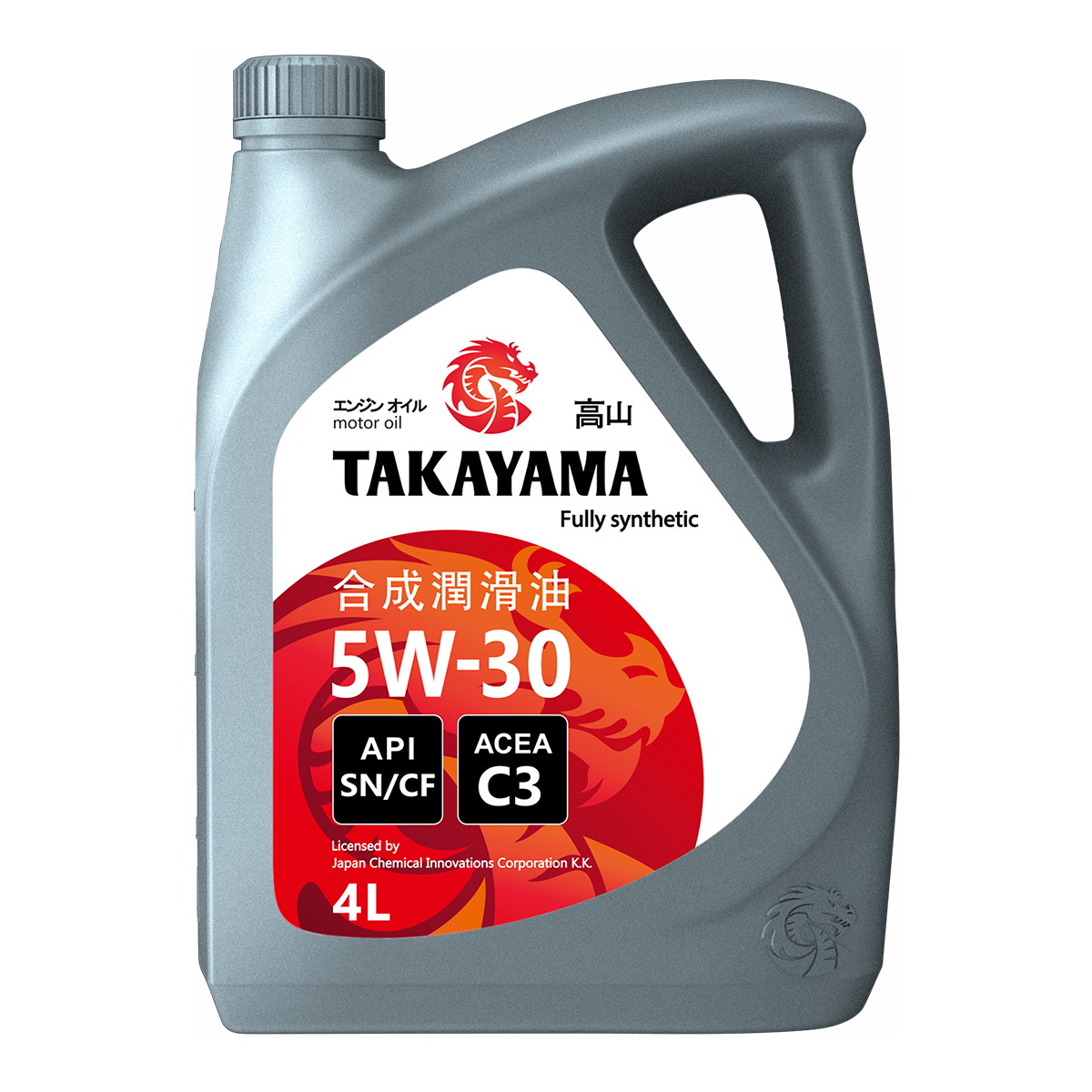 TAKAYAMA SAE 5W-30, API SN/CF C3, пластик, 4L