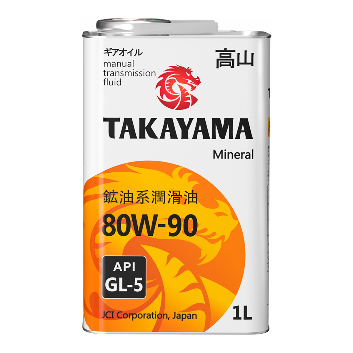 Takayama Transmission SAE 80W-90 API GL-5 (металл), 1L