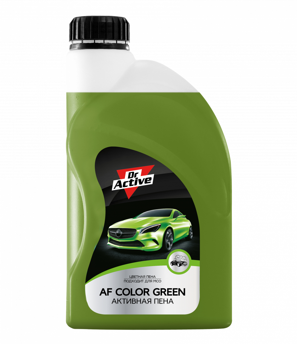 Sintec Dr.Active Активная пена для бесконтактной мойки AF Color Green, 1 L