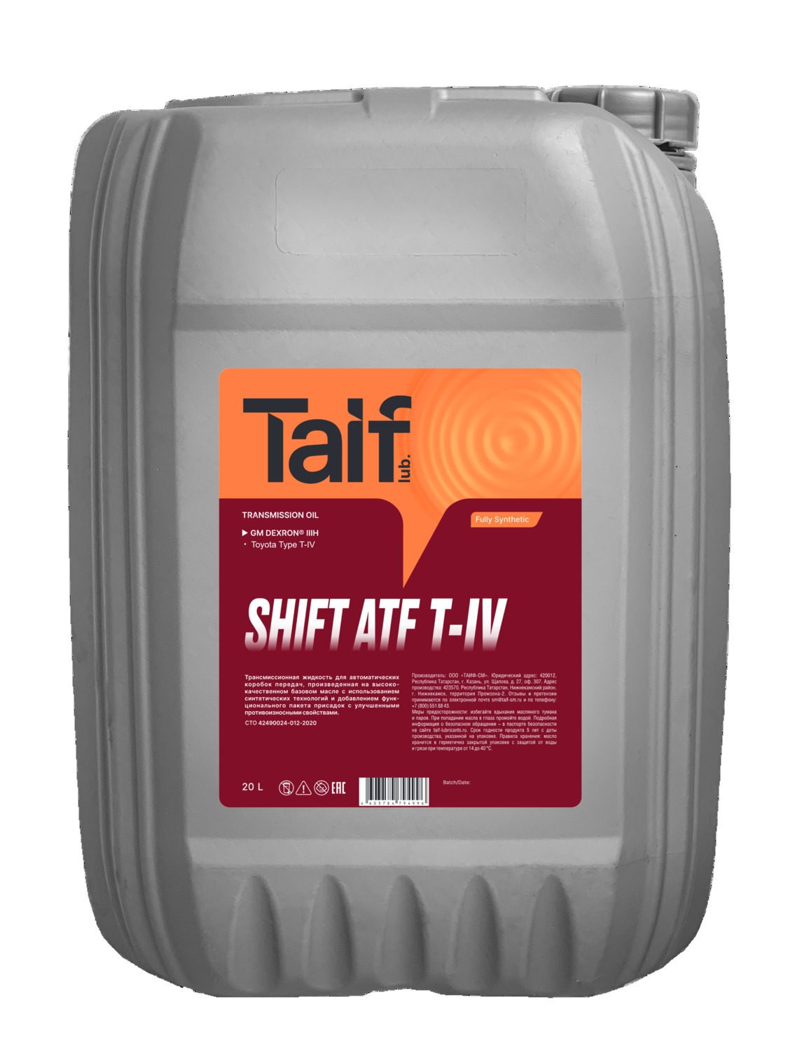 TAIF SHIFT ATF T-IV, 20L