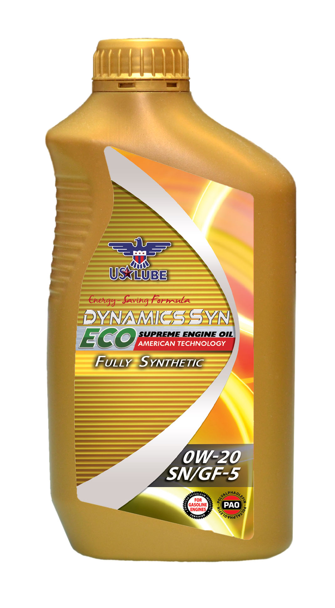 U STAR LUBE DYNAMICS SYN ECO SAE 0W-20 API SP/GF-6, 1L