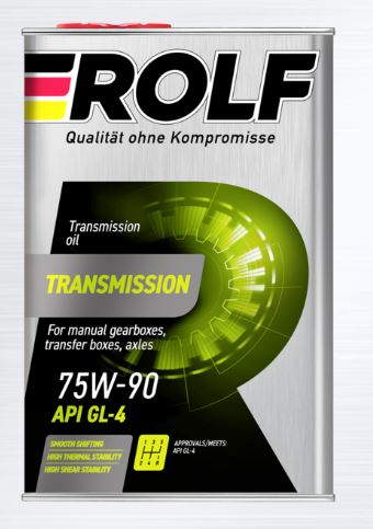 ROLF TRANSMISSION SAE 75W-90 API GL-4 (металл), 4L