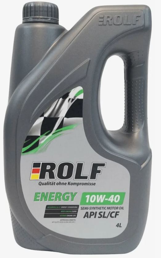 ROLF Energy SAE 10W-40, API SL/CF, пластик, 4L