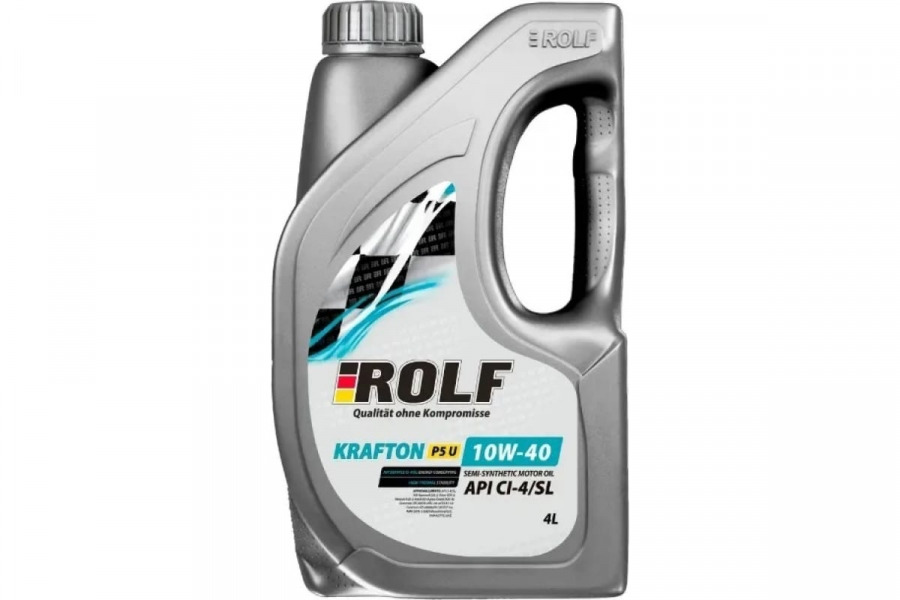 ROLF KRAFTON P5 U 10W-40, пластик, (API CI-4/SL, ACEA E7), 4L