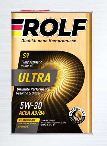 Rolf Ultra SAE 5W-30 ACEA A3/B4 API SL/CF (металл), 4L