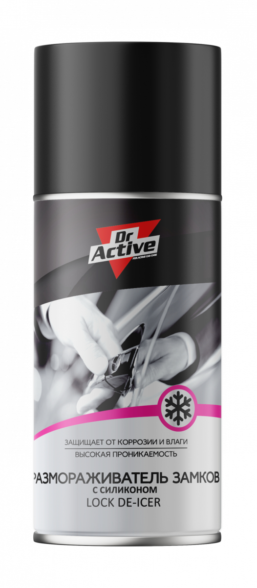 SINTEC Dr. Active, Размораживатель замков (с силиконом) аэрозоль, 0,21 L