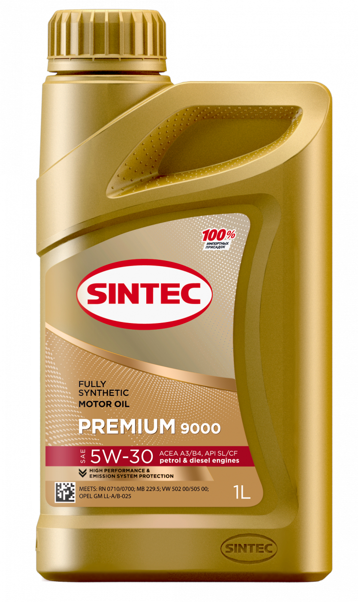 SINTEC PREMIUM 9000 5W-30 A3/B4 1л