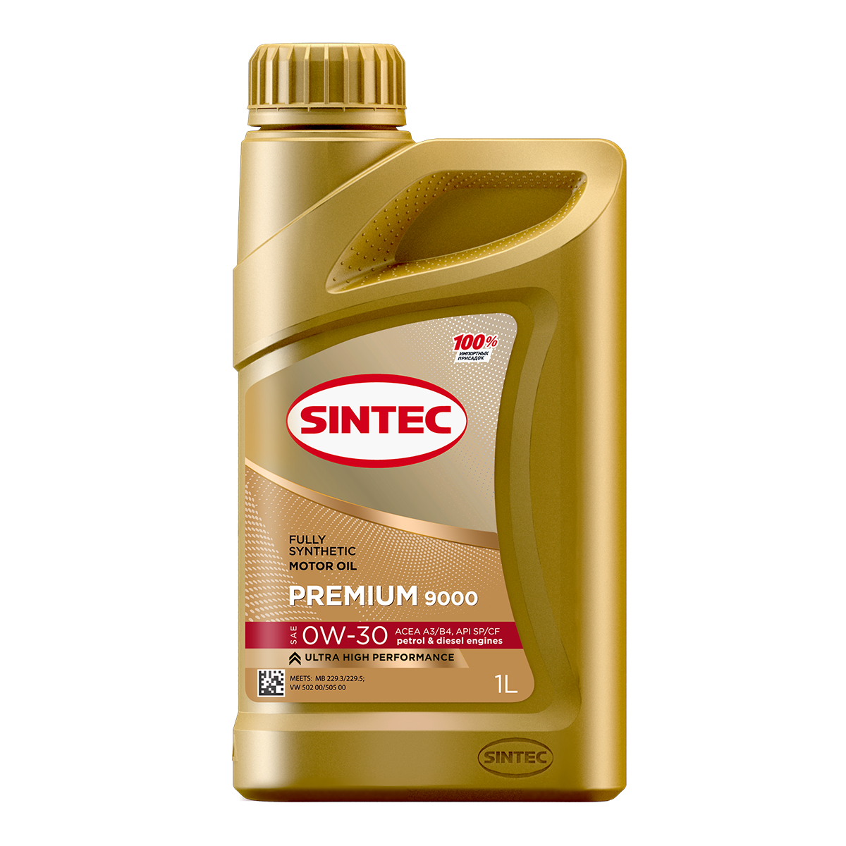 Sintec Premium 9000 SAE 0W-30 ACEA A3/B4, 1L