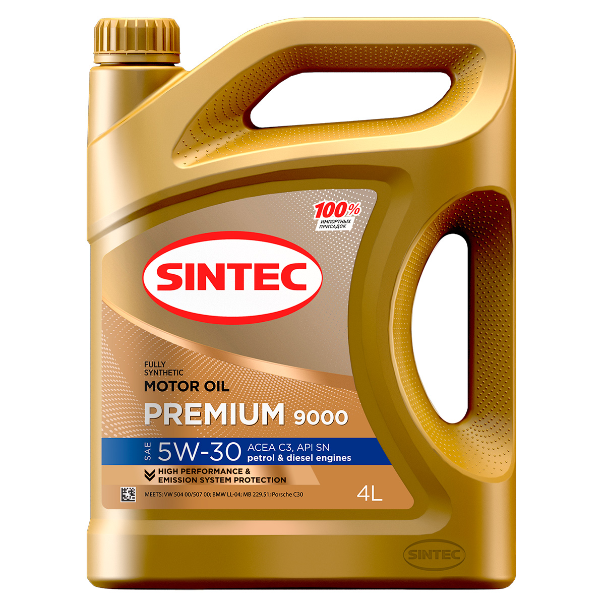 SINTEC PREMIUM SAE 5W-30 API SN ACEA C3 4л