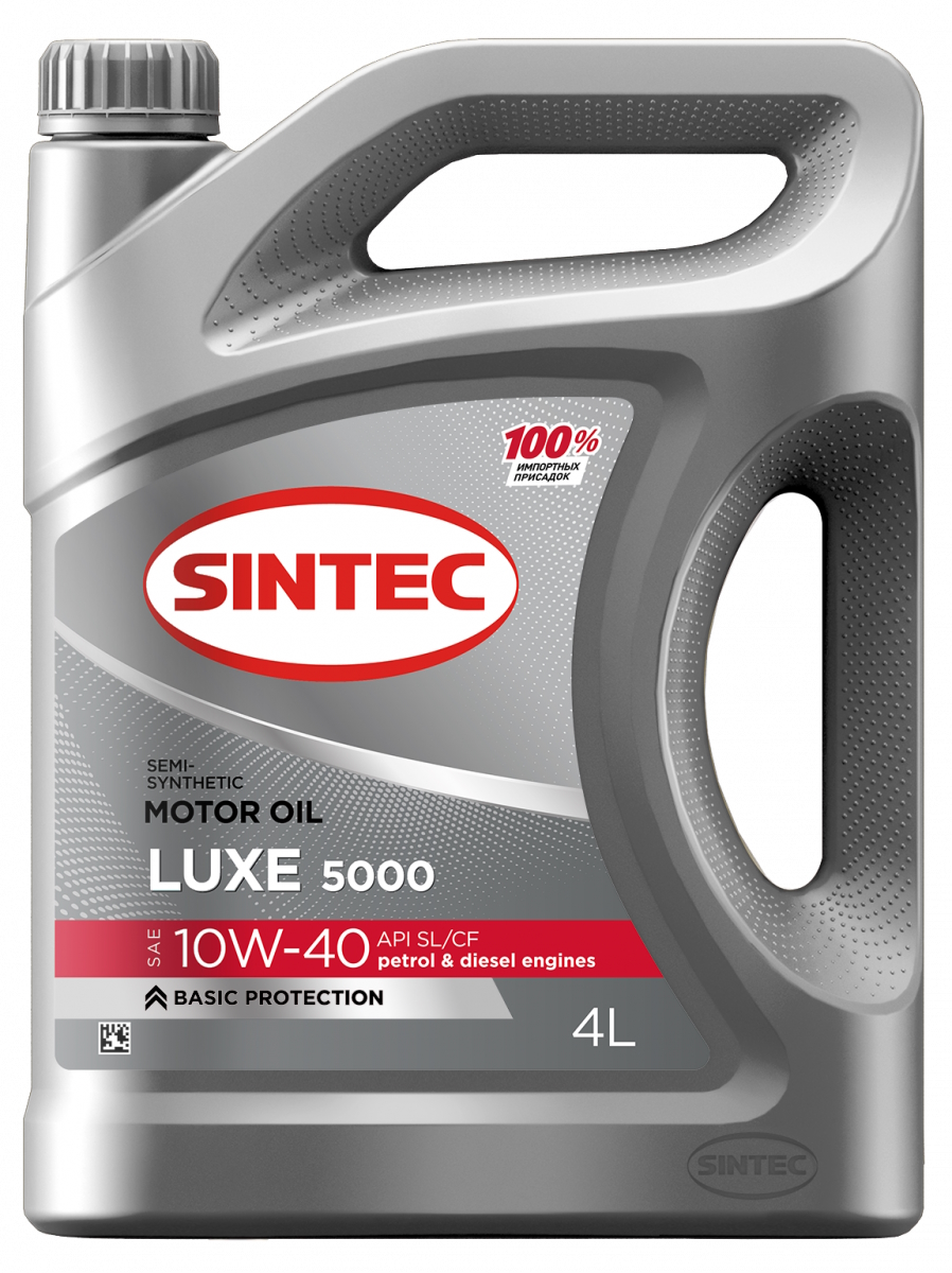 SINTEC LUXE 5000 SAE 10W-40 API SL/CF, 4L