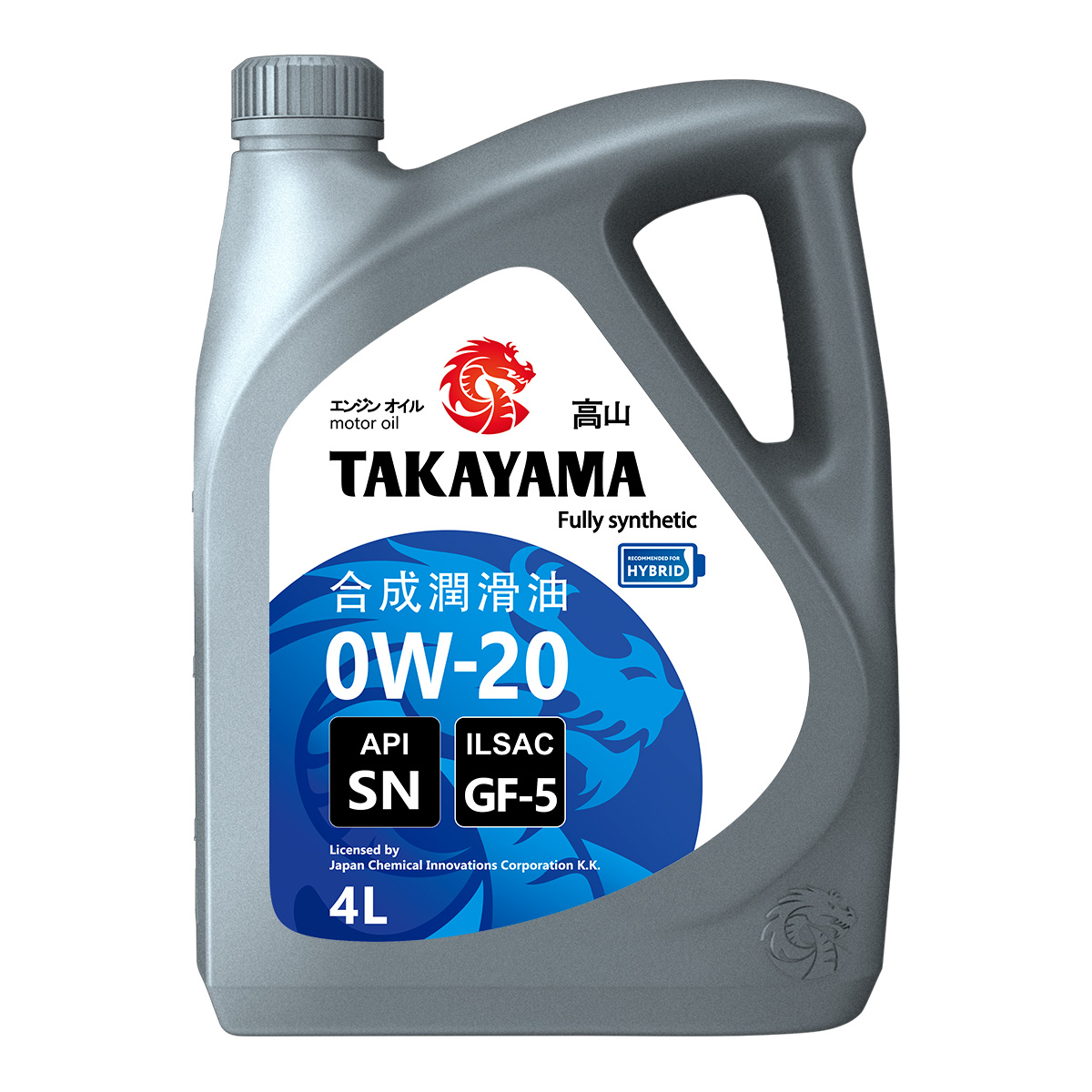 TAKAYAMA SAE 0W-20 ILSAC GF-5 API SN, пластик, 4L